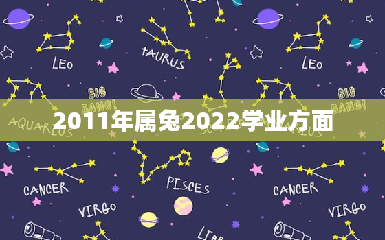 2011年属兔2022学业方面，属兔2022运程