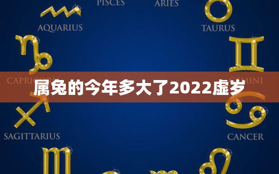 属兔的今年多大了2022虚岁，属兔今年虚岁多少岁了