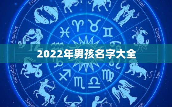 2022年男孩名字大全 取名，2022年出生取什么名字比较好