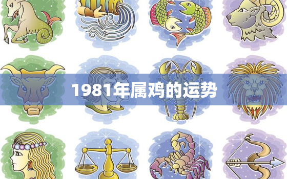 1981年属鸡的运势，1981年属鸡的运势和财运