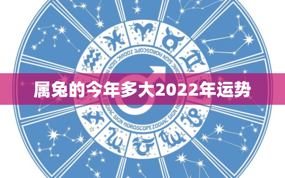 属兔的今年多大2022年运势，属兔人2022年运势详解