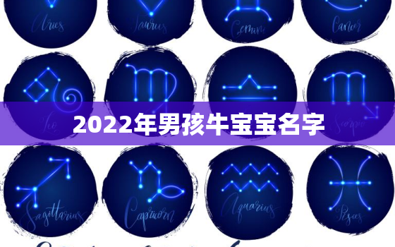 2022年男孩牛宝宝名字，2021年牛宝宝小名男孩