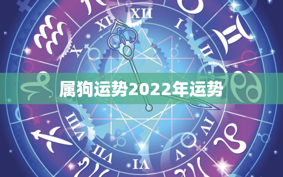 属狗运势2022年运势，2022属狗的全年运势