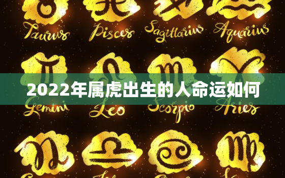 2022年属虎出生的人命运如何，2022年属虎人一生命运