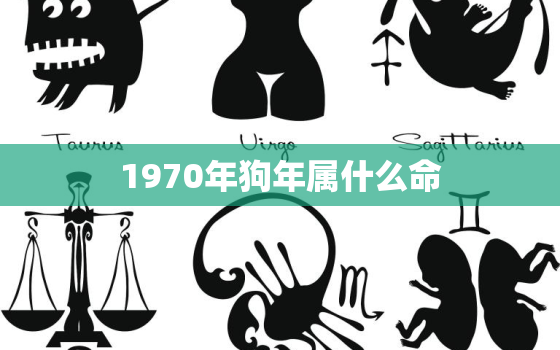 1970年狗年属什么命，1970年狗属于什么命