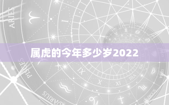 属虎的今年多少岁2022，属虎的今年多少岁年龄