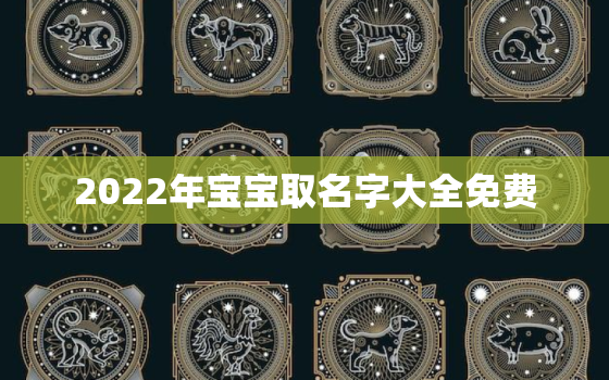 2022年宝宝取名字大全免费，女儿起名字大全2021免费