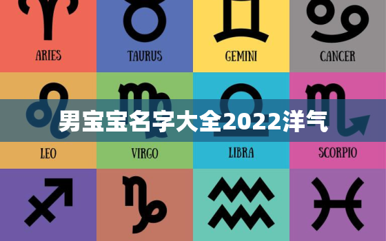 男宝宝名字大全2022洋气，男孩名字大全2020洋气