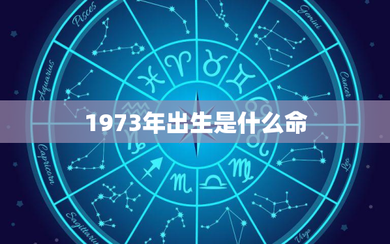 1973年出生是什么命，1973年出生是什么命五行属什么免费算命