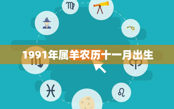 1991年属羊农历十一月出生，1991年属羊农历十一月出生二十四出生