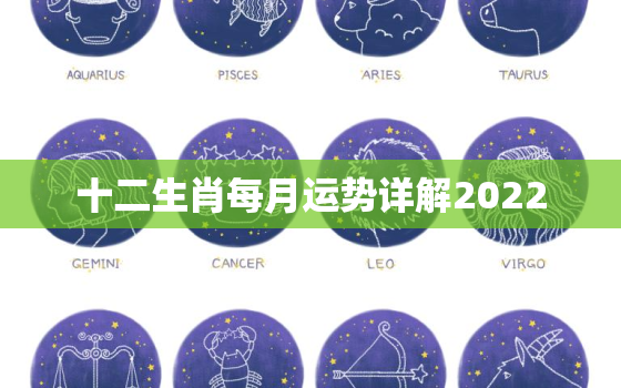 十二生肖每月运势详解2022，十二生肖每月运势详解2020董易林