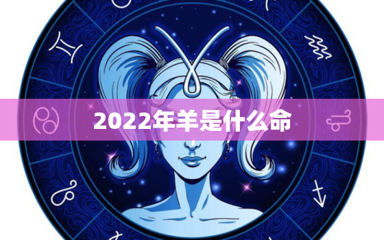 2022年羊是什么命，2022年属羊的是什么命运