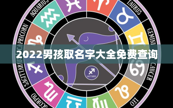 2022男孩取名字大全免费查询，2020男孩取名字大全免费查询