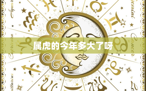 属虎的今年多大了呀，属虎多大了今年多大了