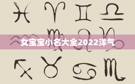 女宝宝小名大全2022洋气，宝宝小名大全2021洋气