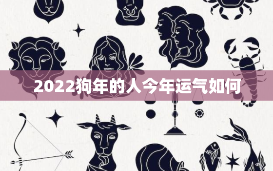 2022狗年的人今年运气如何，2022年属狗人运势如何