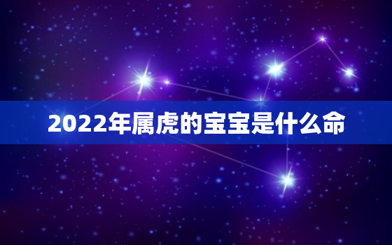 2022年属虎的宝宝是什么命，2022年属虎的宝宝几月出生更好命