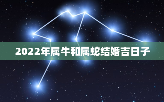 2022年属牛和属蛇结婚吉日子，2021牛年属蛇