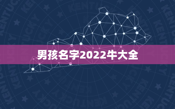 男孩名字2022牛大全，男宝宝小名大全2021属牛