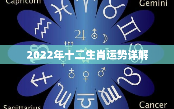 2022年十二生肖运势详解，2022十二生肖的全年运势