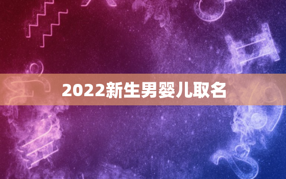 2022新生男婴儿取名，2022男孩名字