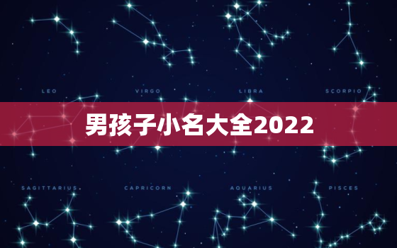 男孩子小名大全2022，男孩子小名大全2021属鼠