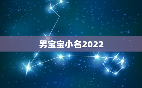 男宝宝小名2022，男宝宝小名2018狗年