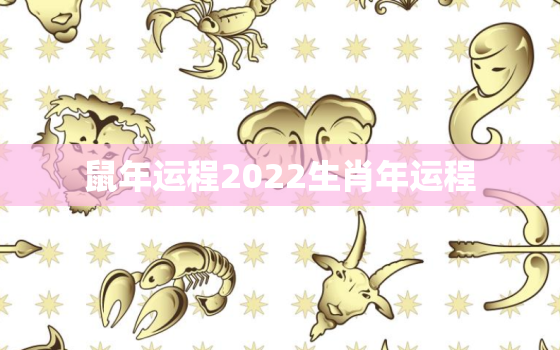 鼠年运程2022生肖年运程，2022属鼠全年运势