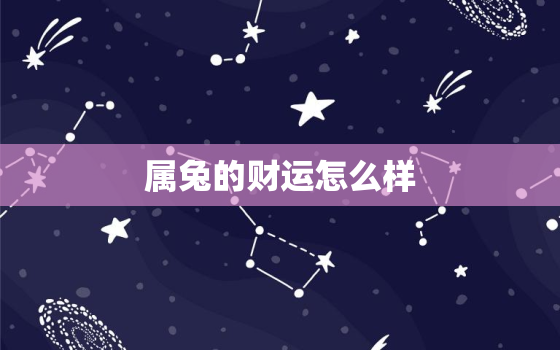 属兔的财运怎么样，属兔的今年运势和财运怎么样