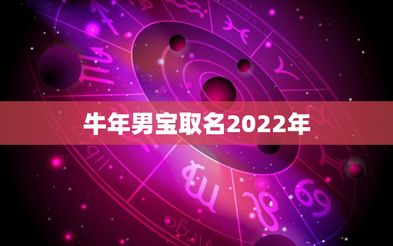 牛年男宝取名2022年，2021年牛年男宝宝取名大全