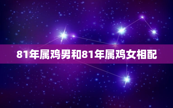 81年属鸡男和81年属鸡女相配，81年属鸡男和81年属鸡女相配吗