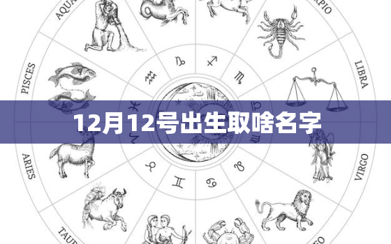 12月12号出生取啥名字，12月起名字