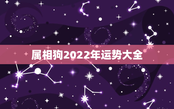 属相狗2022年运势大全，属狗的人2022年的运势及运程