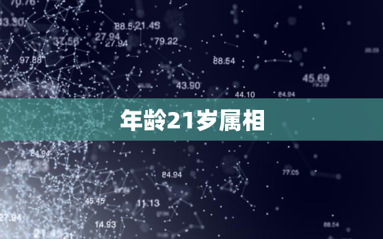 年龄21岁属相，21岁什么生肖属相