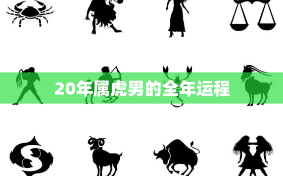 20年属虎男的全年运程，属虎20年运势