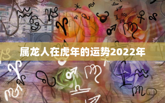 属龙人在虎年的运势2022年，属龙人的2022年运势