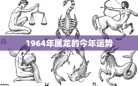 1964年属龙的今年运势，76年属龙何时走大运