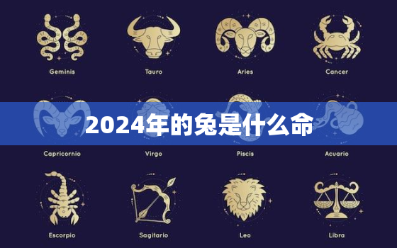 2024年的兔是什么命，2023年兔宝宝是什么命