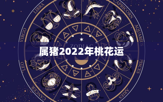 属猪2022年桃花运，2021年属猪的桃花运如何