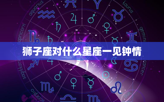 狮子座对什么星座一见钟情，狮子女对什么星庄一见倾心