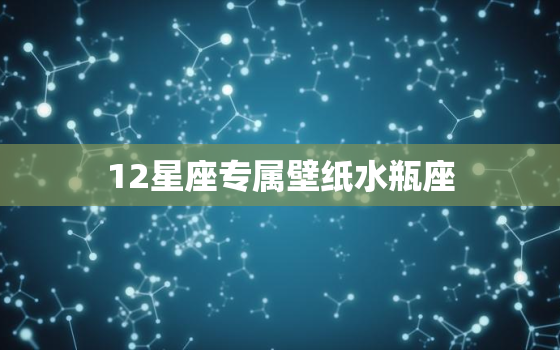 12星座专属壁纸水瓶座，十二星座壁纸