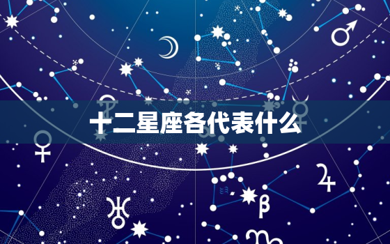 十二星座各代表什么，十二星座专属封号斗罗