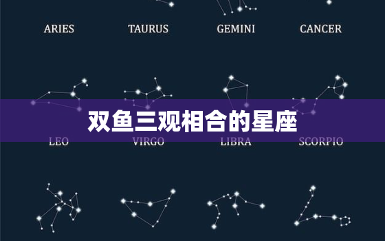 双鱼三观相合的星座，双鱼座最怕什么星座