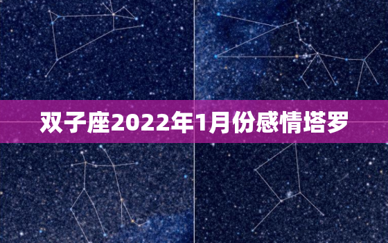 双子座2022年1月份感情塔罗，伽巫塔罗2022 双子座