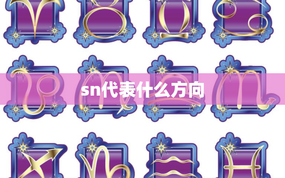 sn代表什么方向，sn代表什么