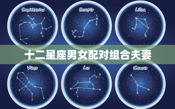 十二星座男女配对组合夫妻，十二星座代表的妖怪