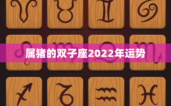 属猪的双子座2022年运势，狮子座今日运势