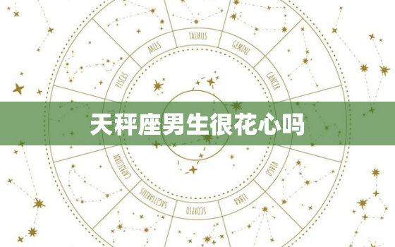 天秤座男生很花心吗，天秤座男生性需求