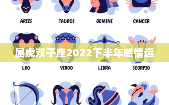 属虎双子座2022下半年感情运，2022 今年属虎的感情