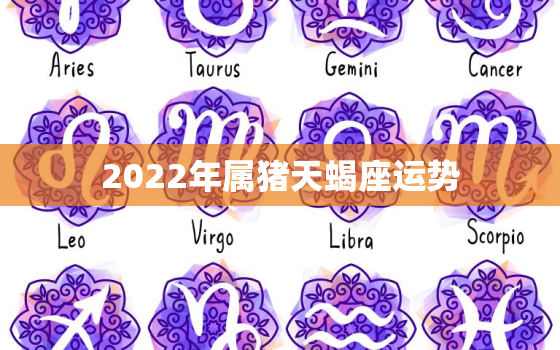 2022年属猪天蝎座运势，2023年天蝎座运势如何